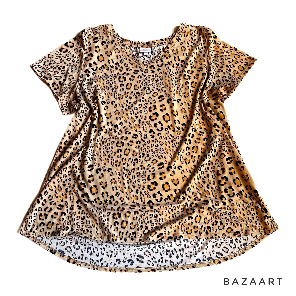 3xl LuLaRoe Christy T | Animal Print | Good used condition